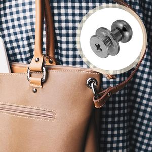 Uxcell - Tornillos de cabeza esférica de 5 mm, remaches de botón redondos para cuero, para manualidades de cuero, reparación de bolsos, zapatos y cinturones - Product Image 5