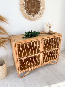 ตู้หวายทำด้วยมือเป็นมิตรกับสิ่งแวดล้อม | เฟอร์นิเจอร์หวายธรรมชาติสไตล์โบฮีเมียนห้องนอนแบบเรียบง่ายทันสมัยอเนกประสงค์ - Product Image 3