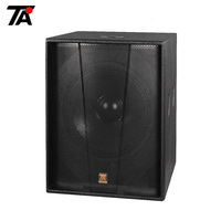 Passif noir 15 pouces subwoofer haut-parleur audio