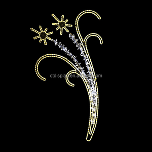 Decorazioni impermeabili personalizzate per sculture natalizie 2d Pole Street Motif Light - Product Image 5