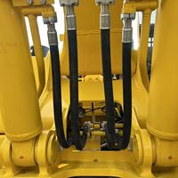 Excavatrice sur chenilles lourde Komatsu PC450 d'occasion, 45 tonnes, pour l'exploitation minière, faible nombre d'heures de travail