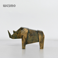 Accessoires de bureau minimalisme nordique art animal résine statue décoration pour la décoration de bureau à domicile décor à la maison luxe