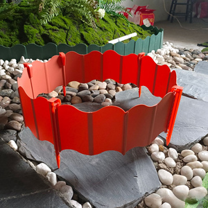 Bordure décorative pour pelouse extérieure <span class=keywords><strong>en</strong></span> plastique moulé par injection, séparateur de jardins, ornement paysager - Product Image 5