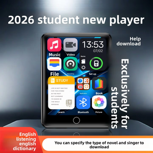 Lecteur MP3 portable à écran tactile 2026 <span class=keywords><strong>en</strong></span> promotion - Lecteur de musique MP4 avec haut-parleur intégré et batterie 300 mAh - Idéal pour lire des romans - Product Image 2