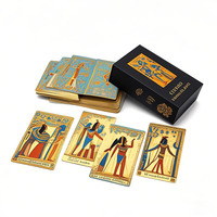 Полноразмерные карты Таро с индивидуальным дизайном логотипа от производителя, игровые карты и путеводитель, изысканный набор бумажных коробок с принтом на заказ