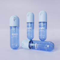 Flacon pulvérisateur cosmétique rond de 20 ml et 50 ml à marque privée, mini flacon pulvérisateur de voyage, flacon pulvérisateur à brume ultra fine pour l'emballage des soins de la peau