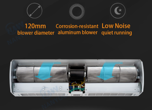 Cortina de Aire Caliente con Calefactor PTC de Flujo Cruzado y Control Remoto, <span class=keywords><strong>Precio</strong></span> de Fábrica - Product Image 4