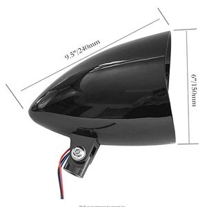 Faro LED Tri Bar Nero da 5,75 Pollici, Sistema di Illuminazione per Moto Harley Sportster Dyna - Product Image 5