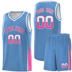 Conjunto de Uniforme de Baloncesto Sublimado Personalizado, Cuello en V, Sin Mangas, Malla Transpirable, Unisex, para Adultos, Todas las Temporadas - Product Image 6
