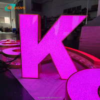 SP SIGN Wholesale Electronic Sign Business Logo Custom 3D Metal LED Letter Sign Neon Light LED Sign Publicidad Iluminado Sign