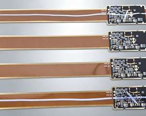 Ensamblaje de PCB OEM, PCB Rígido-Flexible Amarillo con Vias Ciegas Enterradas y Fabricación de PCBA, Ensamblaje Electrónico de PCB - Product Image 2