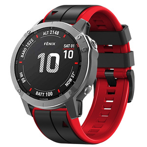 Correa de Reloj de Silicona de Doble Color de Liberación Rápida Upro para Garmin Fenix 8 7 6 5 22mm 26mm, Correa Deportiva Transpirable - Product Image 6