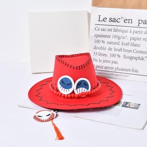 <span class=keywords><strong>Chapeau</strong></span> de jazz <span class=keywords><strong>Ace</strong></span> de l'anime Two Yuan, <span class=keywords><strong>chapeau</strong></span> de cowboy tendance pour cosplay - Product Image 5