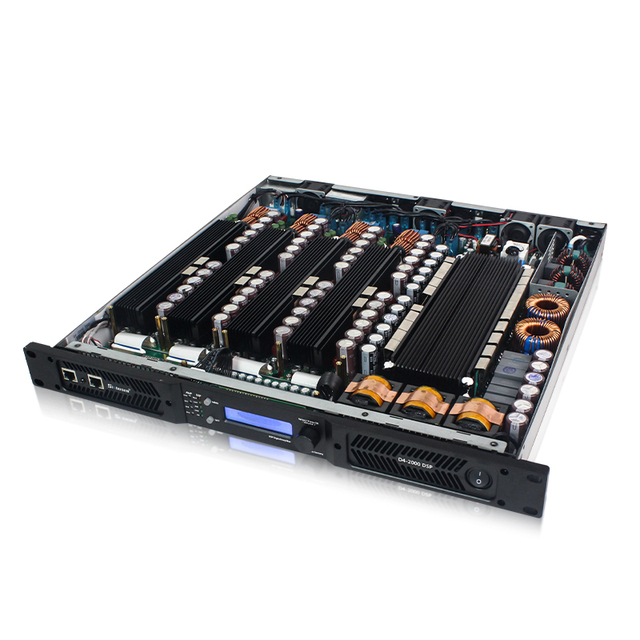 D4-2000 Dsp Audio Processor 4 Channel Amplifier 2500 w Class d Power Amplifier with Dsp for Stage