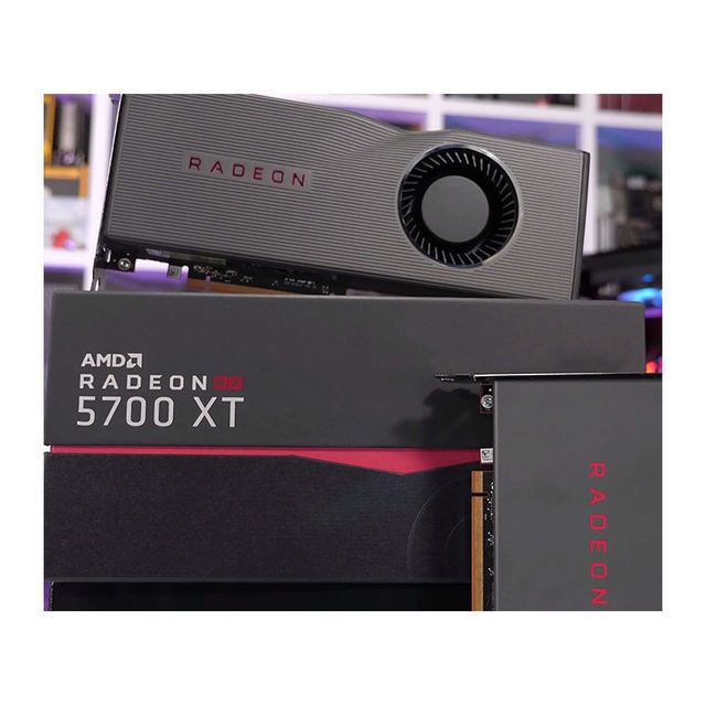 Low Price New Radeon RX5700XT RX5500XT PCI Express Fan Gaming Graphics Card 8GB GDDR3 Laptop Desktop Workstation DX12