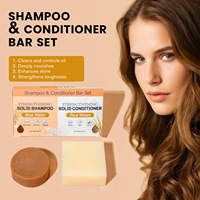 Nouvel arrivage de shampooing et après-shampoing à l'eau de riz biologique, savon solide et nourrissant pour renforcer les cheveux, barre de contrôle de l'huile rafraîchissante