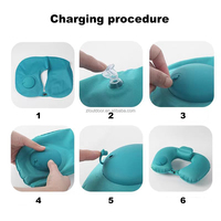 Nouvelle mise à niveau personnalisée oreiller cervical gonflable Portable pliant femmes mode avion voiture bureau à tout moment