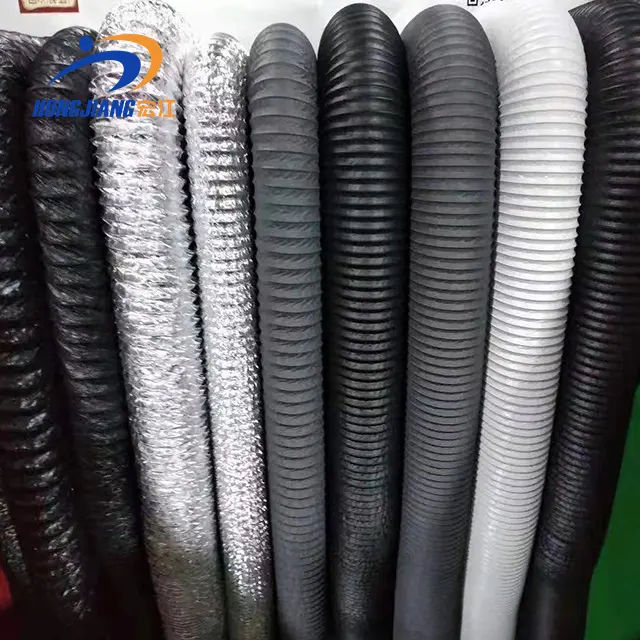 PVC thông gió linh hoạt ống nhựa Nylon vải linh hoạt thông gió không khí Ống dẫn ống