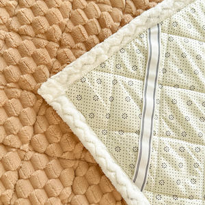 ผ้าปูเตียงนุ่มนุ่มนุ่มสำหรับคลุมป้องกันที่นอนผ้าสักหลาดเนื้อแข็ง - Product Image 6