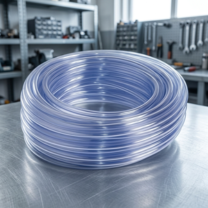 Round Plastic <b>Tubing</b> Transparent Flexible Hose for Water Conveying 3/4 Inch ID 50m Length ISO Standard - Product Image 4