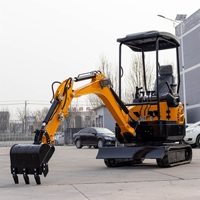Mini-excavatrice nouvelle génération de 1,8 tonne (1800 kg) pour travaux agricoles, vergers, location et construction, certifiée EPA CE Euro 5, mini-excavatrice de 1,5 tonne