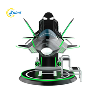 Simulador de Vuelo Aéreo KAIMI de Diseño Innovador y Personalizado, Simulador de Aviones de Metal Resistente para Interiores, Máquina Educativa de Vuelo
