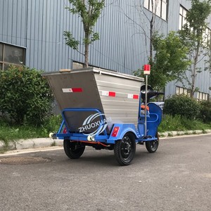 Camion de transfert de déchets électrique à trois roues, 400L, acier inoxydable, 48V, charge utile de 100-200 kg, autonomie de 50-70 km, 501800W, CE - Product Image 2