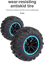 EPT 1:18 4CH Alloy RC Rock Crawler 4WD Off Road Climbing Truck All Terrain Remote Control Car LED Light Rechargeable