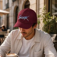 Casquette de baseball promotionnelle personnalisée avec logo brodé 3D, 100 % coton sergé, haute qualité, 6 panneaux, visière incurvée, avec lettres