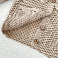 Pull chaud tricoté à la main de style décontracté d'automne pour les enfants vêtements mignons de bébé filles