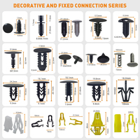 620 pièces automobile POM plastique poussoir retenue panneau de porte garniture Clips Auto carrosserie attaches et garde-boue Rivet pare-chocs assortiment pour voitures