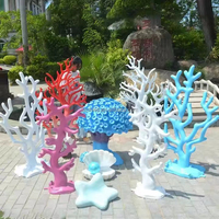Artisanat en résine pour fête de mariage et décoration intérieure statue de coquille de mer géante créative taille réelle résine océan fête décoration de coquille de mer