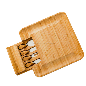 De madera de la cocina herramientas 2020 nuevo producto de bambú cortadora de queso junta con 5 piezas herramientas cuchillo - Product Image 6