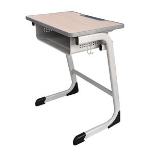 Escritorio y Silla Ajustables Ergonómicos y Ecológicos de MDF Verde y Acero para Uso Comercial en Escuelas Secundarias, Diseño Moderno, Hecho en <span class=keywords><strong>China</strong></span> - Product Image 1