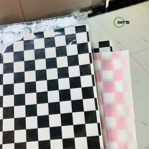 Papier alimentaire anti-graisse enduit de silicone imprimé sur mesure, simple face, pour hamburger, sandwich, pizza, shawarma, lait, gelée - Product Image 6