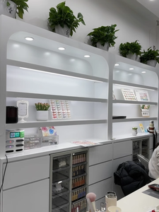 Estante de Pared para Esmaltes de Uñas, Exhibidor de Productos de Belleza, Mueble para Salón de Uñas, en Oferta - Product Image 4