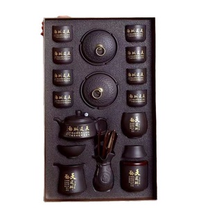 Juego de Té Kung <span class=keywords><strong>Fu</strong></span> de Arcilla Púrpura de Yixing, Tetera y Taza de Cerámica Hechas a Mano, Diseño Minimalista, Regalo de Cumpleaños, Juego Completo - Product Image 5