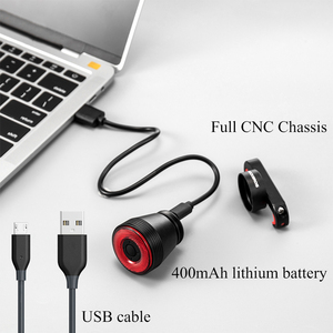Luz Trasera Inteligente para Bicicleta <span class=keywords><strong>ROCKBROS</strong></span> con Sensor de Frenado, Encendido/Apagado Automático, Resistente al Agua IPx6, LED Recargable, Accesorios para Ciclismo - Product Image 5