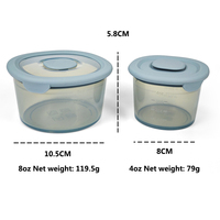 Contenants pour aliments pour bébés en silicone sans BPA personnalisés avec couvercle, portables, étanches, adaptés au congélateur et au micro-ondes, bol de rangement pour collations pour tout-petits