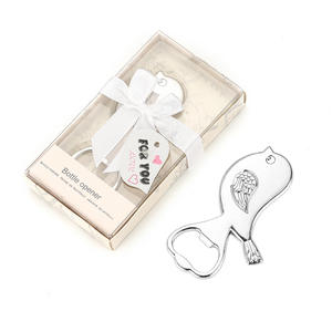 Ouvre-bouteille en forme d'oiseau souvenir de mariage <span class=keywords><strong>moins</strong></span> <span class=keywords><strong>cher</strong></span> en métal de fabricant professionnel - Product Image 2