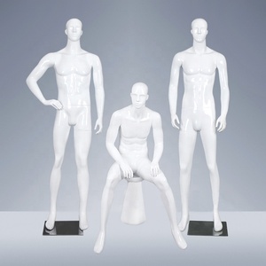 Wholesale Fiberglass <strong>Full</strong> <strong>Body</strong> Men <strong>Suit</strong> Muscle Male Mannequin Whole <strong>Body</strong> Dummy Standing White Man Mannequin for Luxury <strong>Suits</strong> - Product Image 1