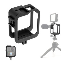 Boîtier de protection pour GoPro Max, cadre à dégagement rapide, coque métallique, support griffe froide, accessoires pour caméra panoramique 360 VR