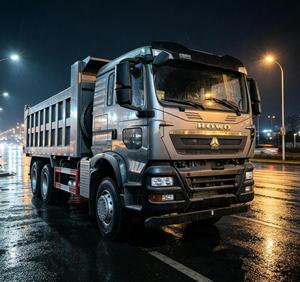 Camion benne basculante HOWO TX 6x4 371HP Euro 2 d'occasion à bas prix, 16 tonnes, pour petits entrepreneurs et usage général - Product Image 1