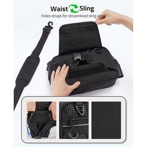 Sac de pêche CVLIFE, 12,5x8,2x3,4 pouces, résistant à l'eau, avec boîte 3600 et pochette étanche - Product Image 5