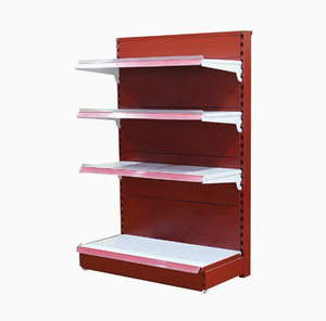 סופרמרקט מעמד מעמד אור עמיד אור פלדה פלדה מתכת גונדולה מתלה חד צדדית באיכות טובה מדפים עבור חנויות מכולת - Product Image 4