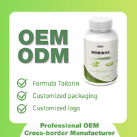 Kapsul Moringa Oleifera 1000mg Grosir, Potensi Tinggi, Energi, Imunitas, Produk Kecantikan, Pabrik GMP, OEM/ODM, Dewasa