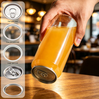 Pot en plastique anti-odeur hermétique avec couvercle facile à ouvrir, cylindre transparent long pour animaux de compagnie, personnalisable, 8oz 10oz 12oz 16oz 32oz 500ml