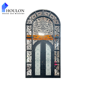 <span class=keywords><strong>Puertas</strong></span> <span class=keywords><strong>de</strong></span> <span class=keywords><strong>hierro</strong></span> forjado con cerradura inteligente <span class=keywords><strong>de</strong></span> diseño moderno Hurricane Impact <span class=keywords><strong>Puertas</strong></span> <span class=keywords><strong>de</strong></span> <span class=keywords><strong>hierro</strong></span> <span class=keywords><strong>de</strong></span> entrada frontal exterior francesa <span class=keywords><strong>para</strong></span> casa - Product Image 2
