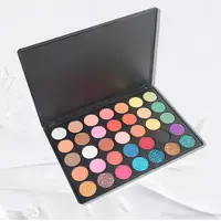 35 Colors Pro Eyeshadow Palette Colorful, Pigmented Matte Shimmer Glitter Eye Shadow Makeup Palette Beauty Cosmetics Pallet