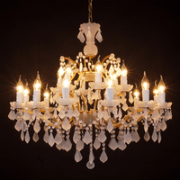 Rétro Maison Décor Éclairage Intérieur Pendentif Lumière Moderne Lustre Or De Luxe Cristal Vintage Lampe